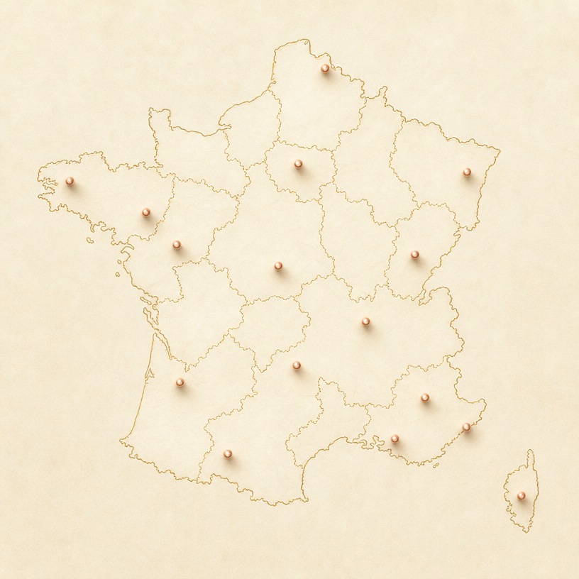 Carte des LovePlace en France